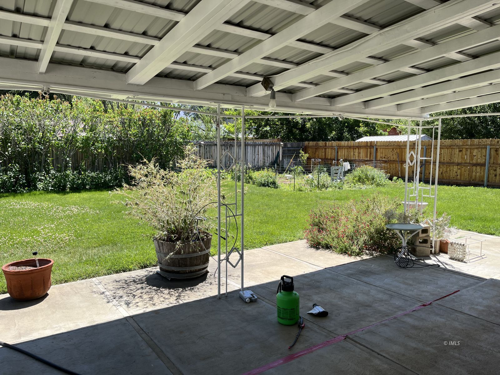3012 Mesquite Road Bishop, CA 93514 - Photo 23 of 26 a view of a porch with furniture and a yard