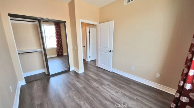 a view of wooden floor in a room