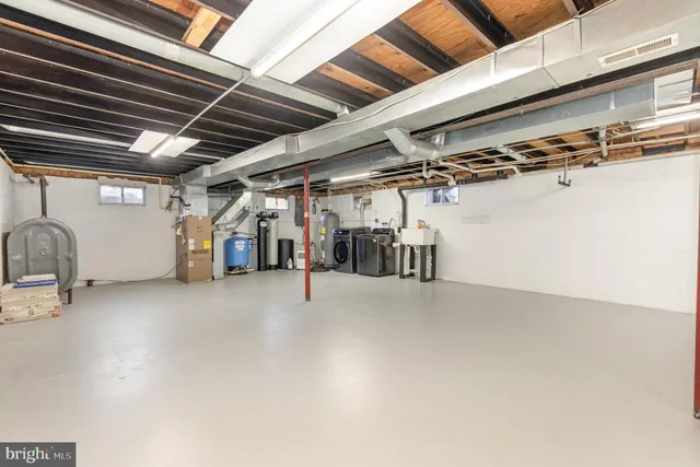 a view of storage and utility room