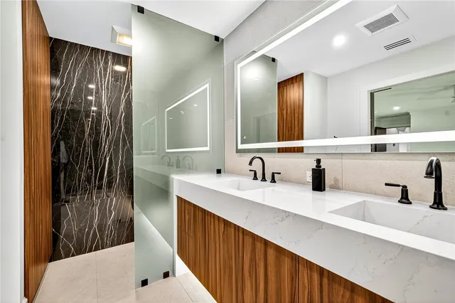 a view of walk in closet with window