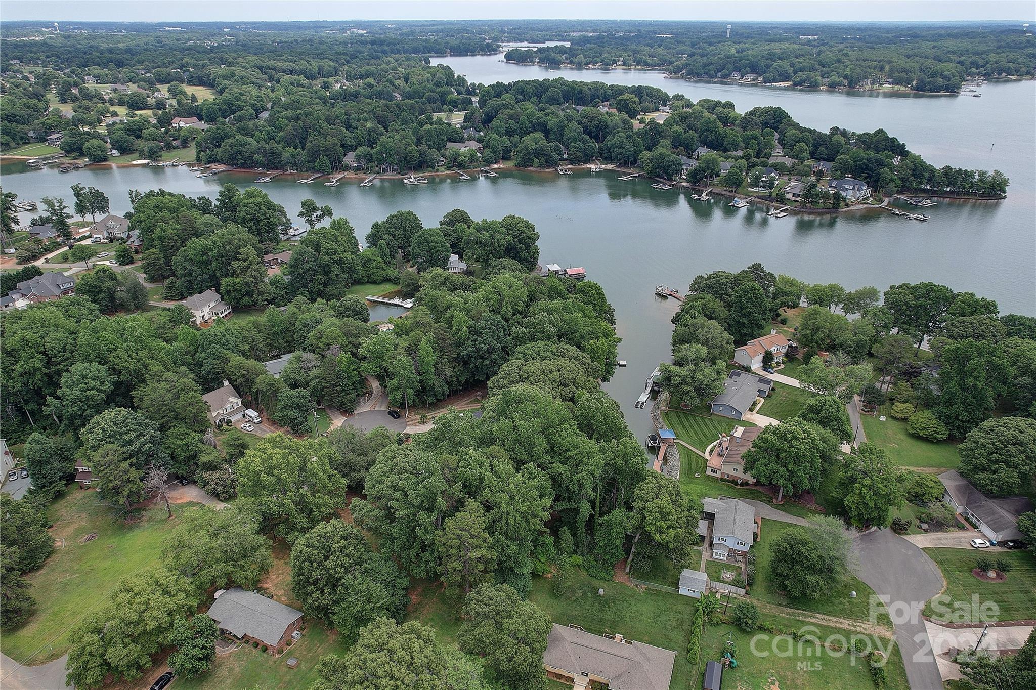 122 Stover Road Mooresville, NC 28117 - Photo 10 of 17 an aerial view of a city with lake view