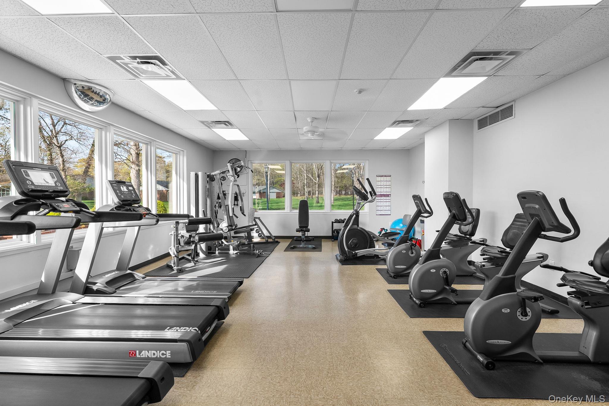 54 Aylesbury Court, Unit B Ridge, NY 11961 - Photo 20 of 22 Interior Community Center's Gym
