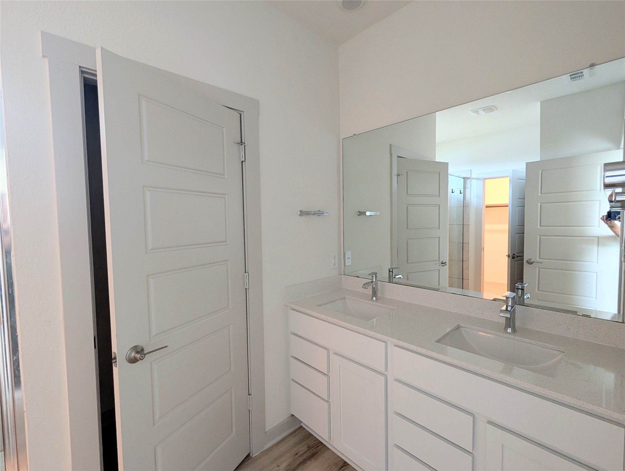 261 Century Plant Road Leander, TX 78641 - Photo 11 of 25 Twin vanities offer ample counter space in this well-appointed bathroom.