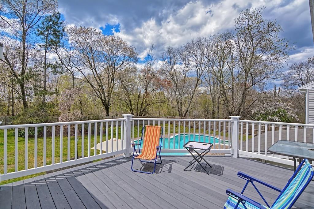50 Cedarcrest Road Canton, MA 02021 - Photo 35 of 42 a view of balcony with wooden floor and outdoor seating