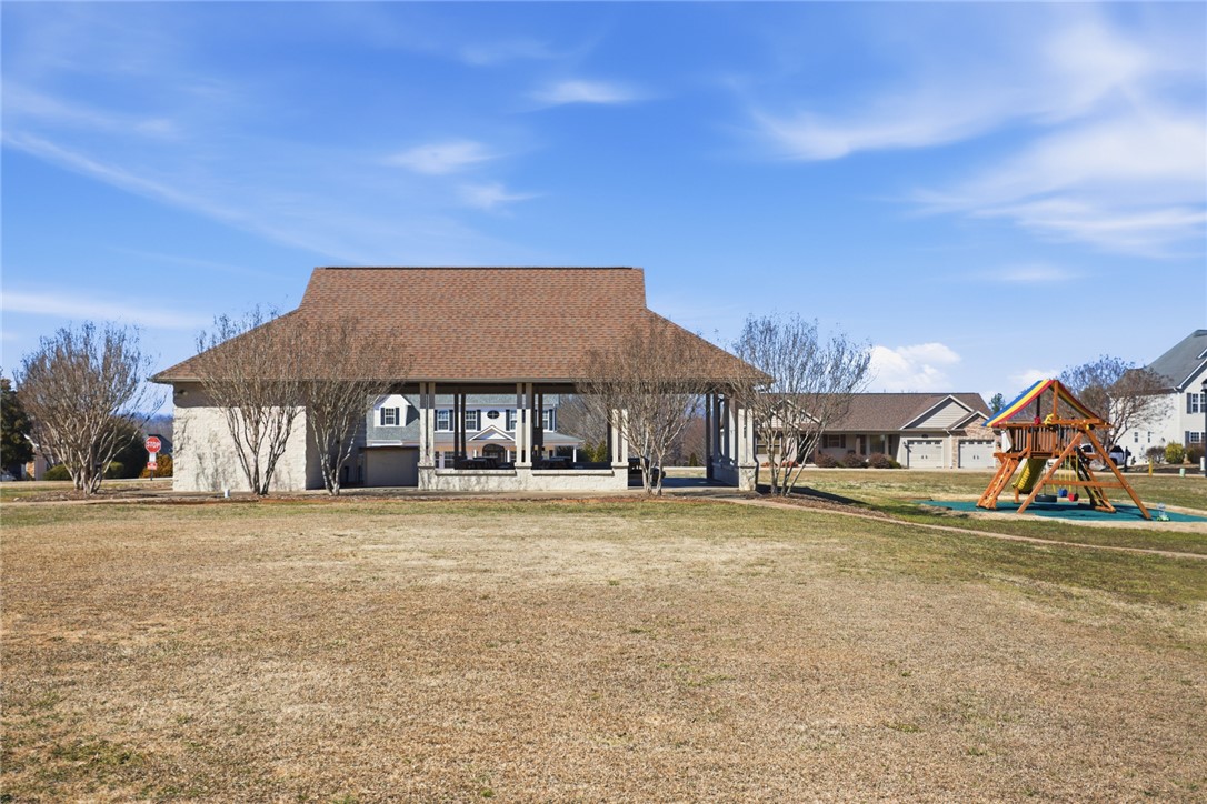 201 Providence Court Seneca, SC 29678 - Photo 30 of 33 This community amenity features a covered pavilion and a playground, offering recreational options for residents.