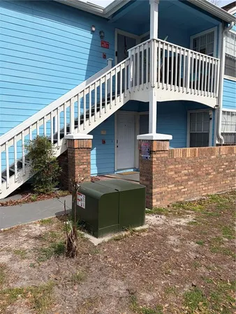 a view of a house with a deck