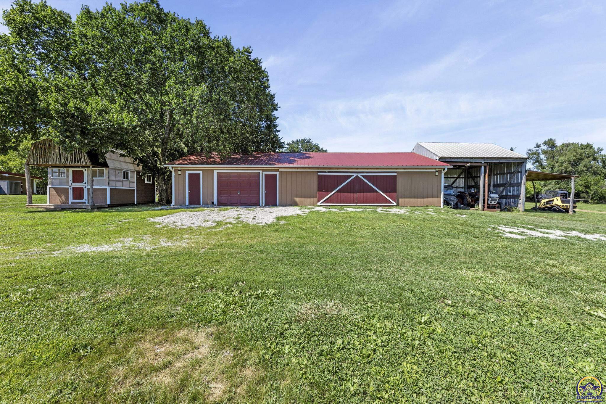 5466 Clark Road Meriden, KS 66512 - Photo 37 of 72 32 X 50 Shop with Concrete Floor