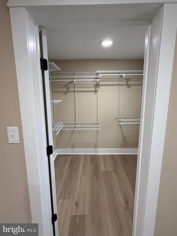 a view of closet area