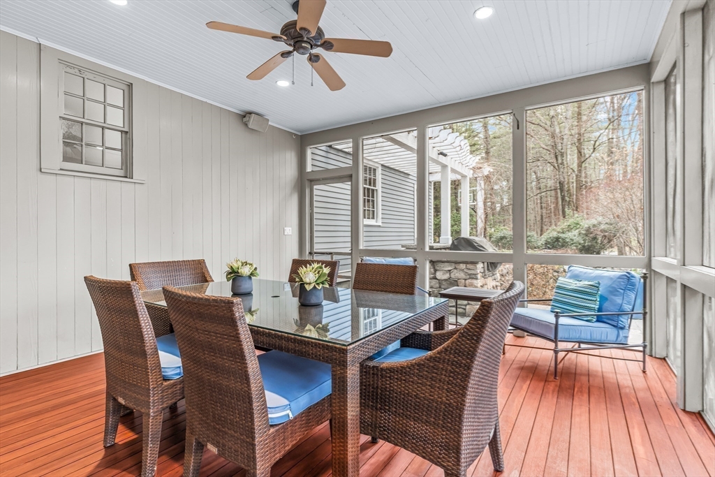 22 Chadwick Road Weston, MA 02493 - Photo 28 of 33 a dining room with furniture window and wooden floor