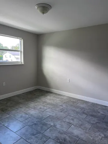 a view of a window in a room