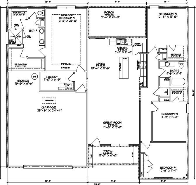 76 Spruce Street Freeport, FL 32439 - Photo 2 of 2 Floor Plan