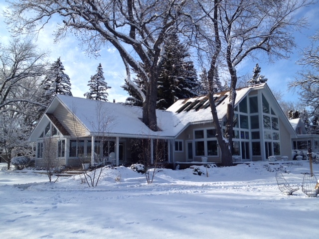 a front view of house with a yard
