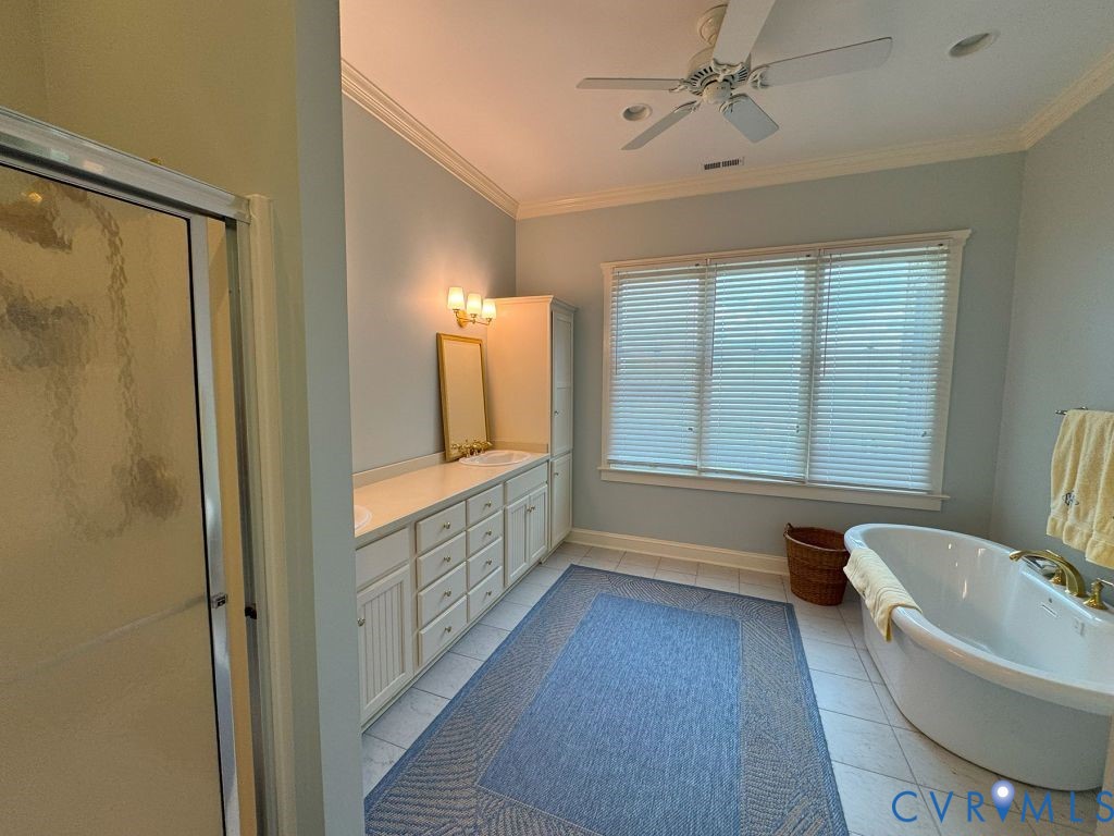 1321 Mt Prospect Road Laneview, VA 22504 - Photo 25 of 49 a bathroom with a tub shower and sink