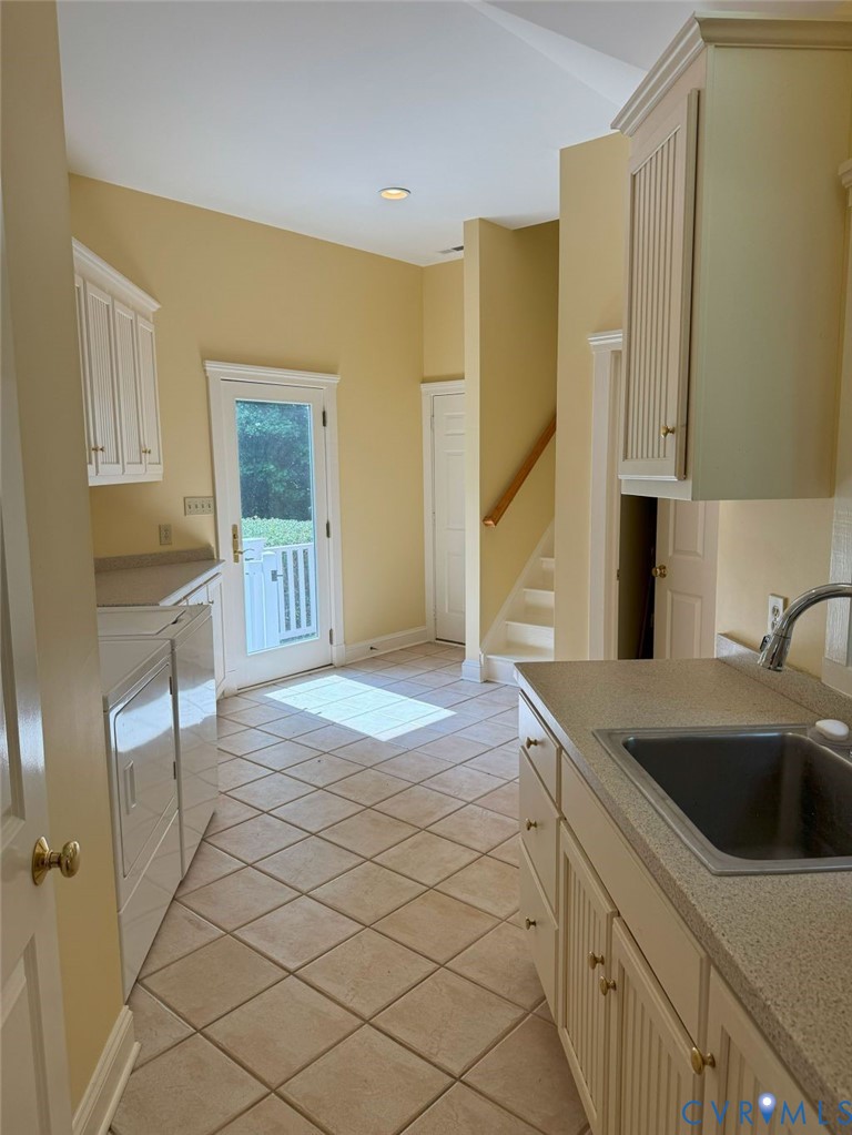1321 Mt Prospect Road Laneview, VA 22504 - Photo 36 of 49 a kitchen with a sink and cabinets