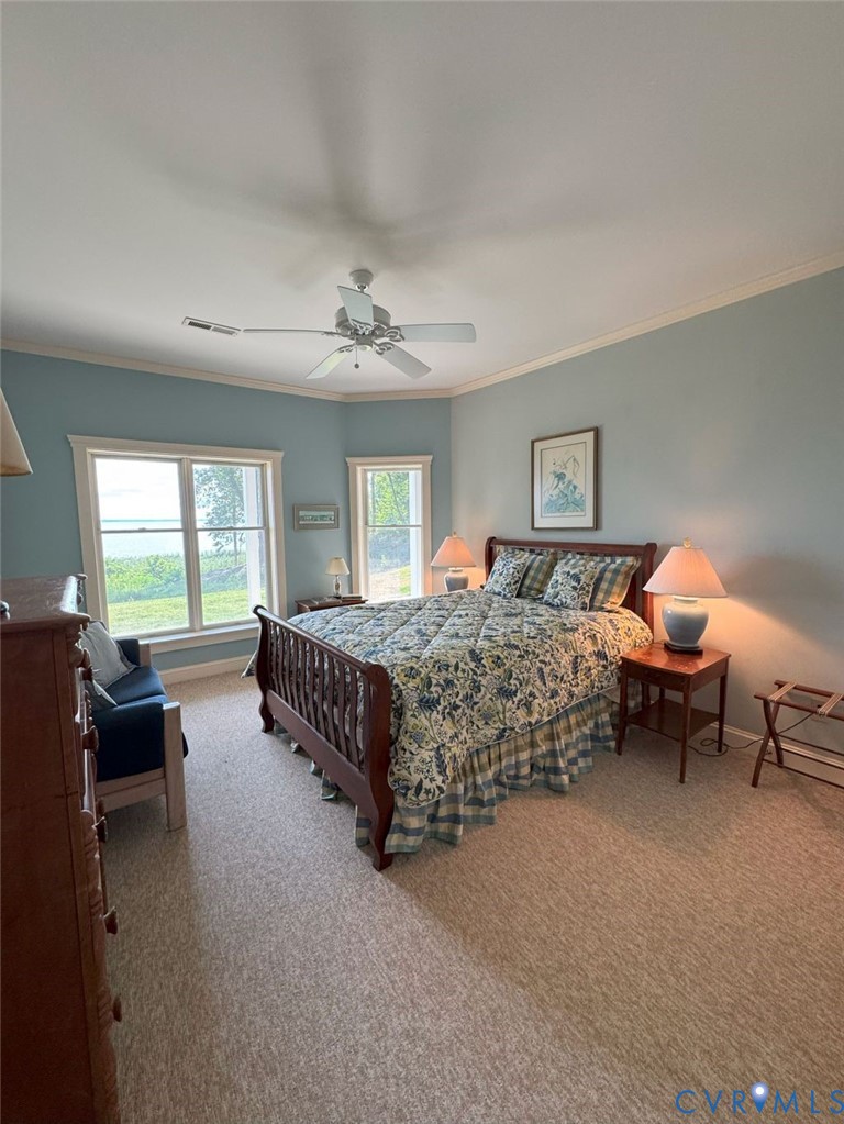 1321 Mt Prospect Road Laneview, VA 22504 - Photo 44 of 49 a spacious bedroom with a bed and a large window