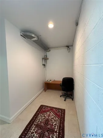 a view of storage and utility room