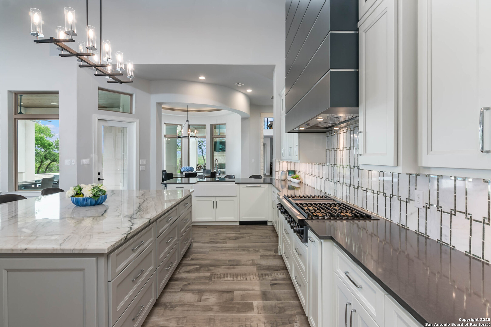 815 Brand Road Bulverde, TX 78163 - Photo 11 of 50 a view of a kitchen and dining room