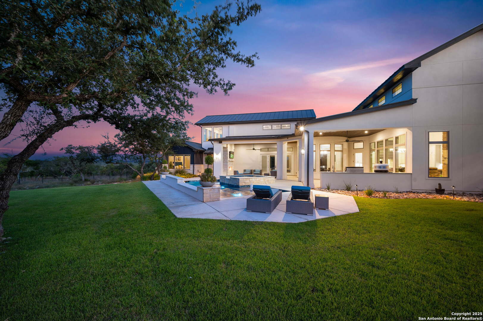 815 Brand Road Bulverde, TX 78163 - Photo 45 of 50 a view of a house with backyard and sitting area