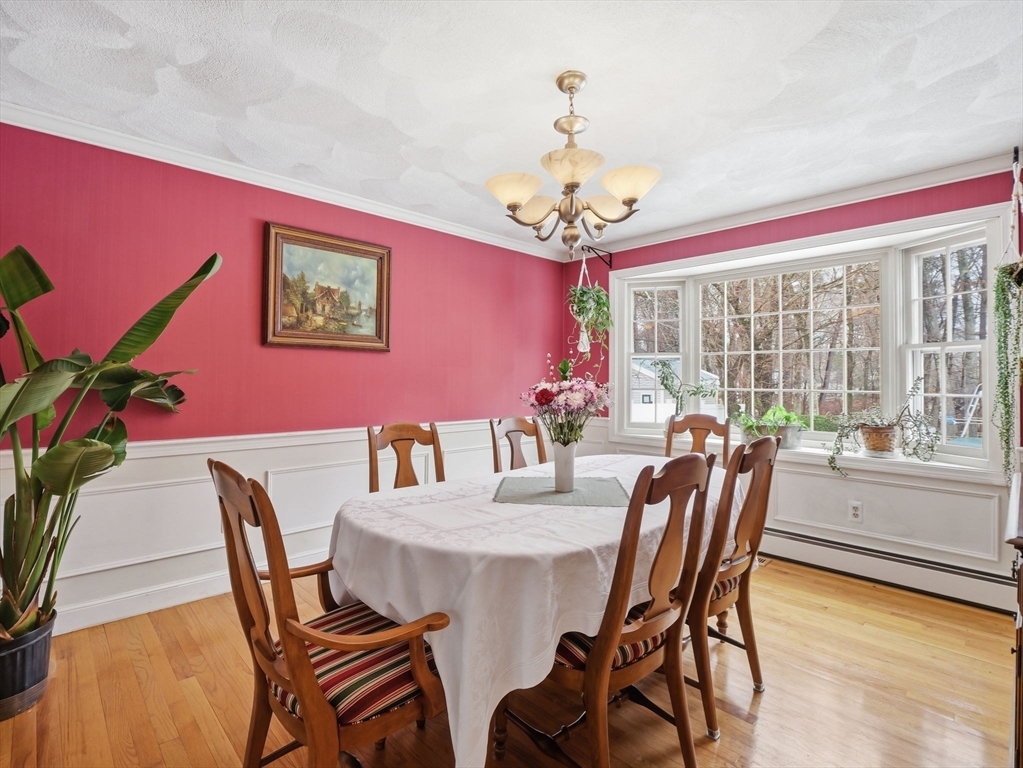 10 Berkeley Lane Andover, MA 01810 - Photo 17 of 42 a view of a dining room with furniture window and outside view