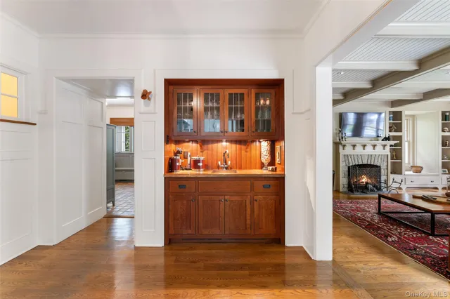a bedroom with a bed and a cabinets