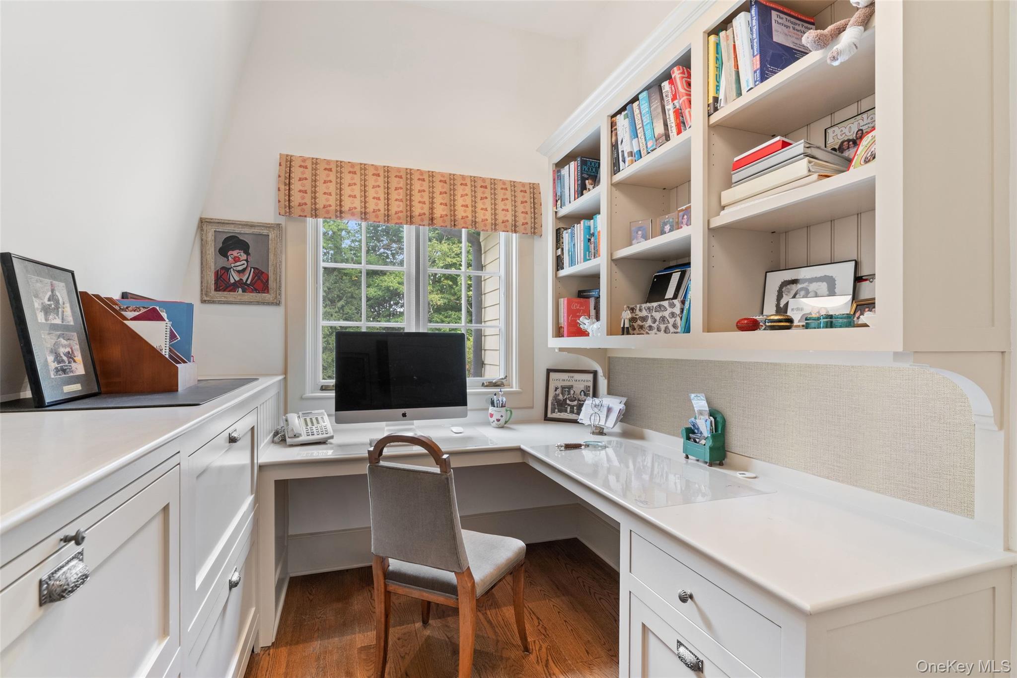 65 Garden Road Scarsdale, NY 10583 - Photo 36 of 48 a view of a workspace with furniture and a window