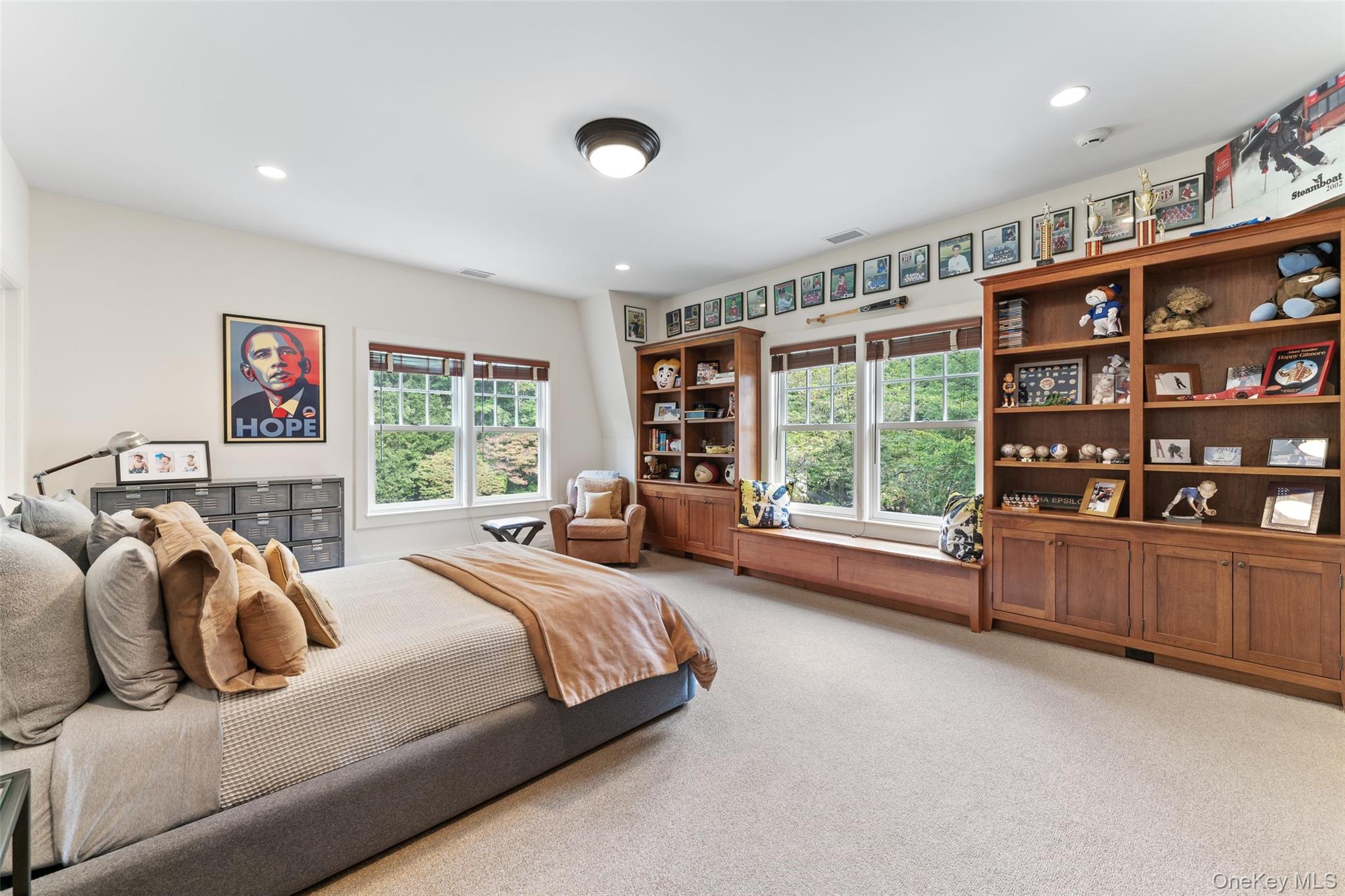 65 Garden Road Scarsdale, NY 10583 - Photo 41 of 48 a bed room with a bed and a large window
