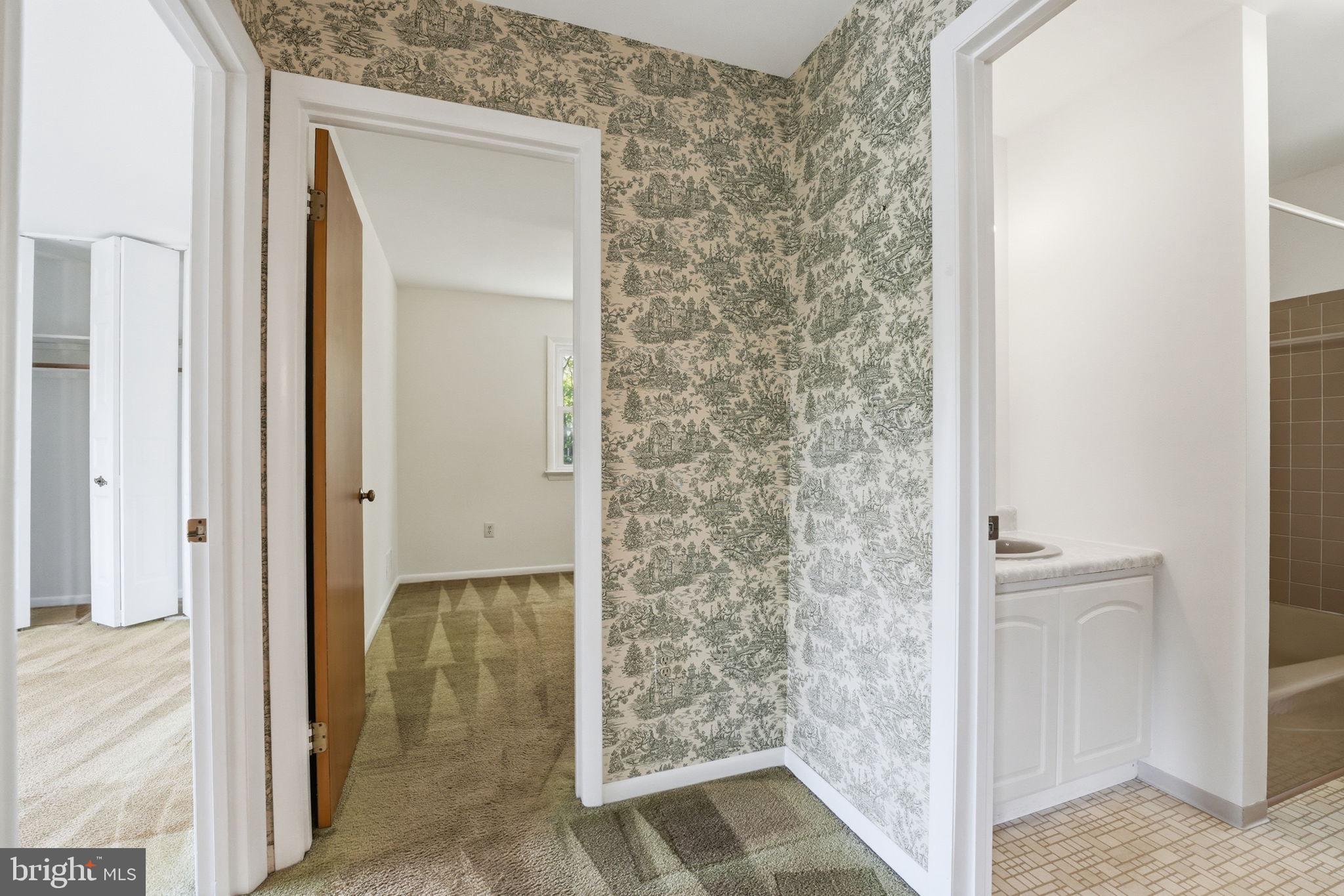 12106 Ruffin Drive Fairfax, VA 22030 - Photo 14 of 41 Hallway leading to 2 Bedrooms/Full Bathroom
