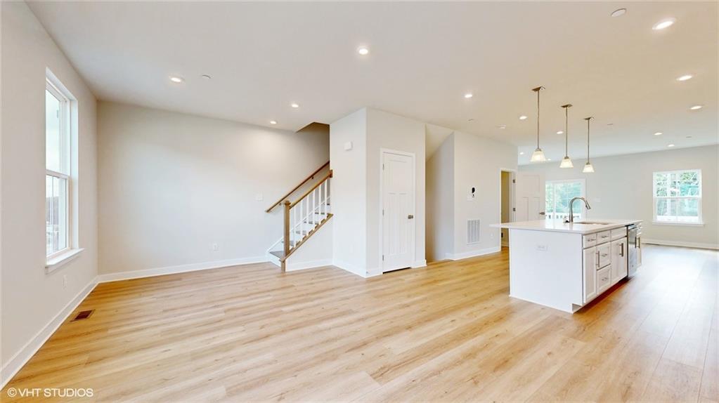 6804 Sycamore Way Gibsonia, PA 15044 - Photo 20 of 50 a view of kitchen with cabinets and wooden floor