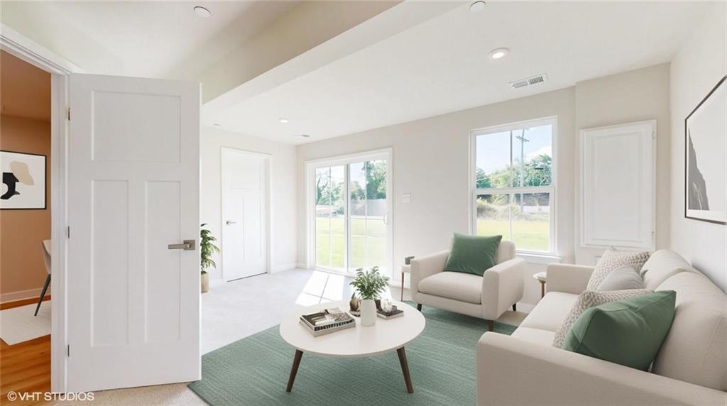 6804 Sycamore Way Gibsonia, PA 15044 - Photo 36 of 50 a living room with furniture and a table