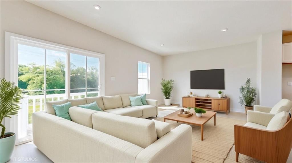 6804 Sycamore Way Gibsonia, PA 15044 - Photo 8 of 50 a living room with furniture and a flat screen tv