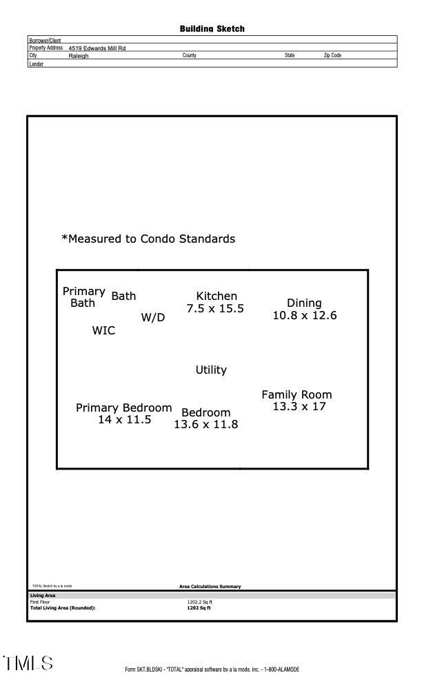 4519 Edwards Mill Road, Unit J Raleigh, NC 27612 - Photo 3 of 20 4519J Edwards Mill Road dimensions