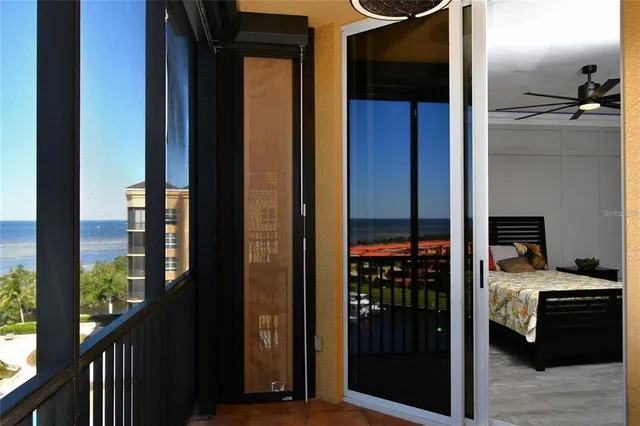 a view of city from a window