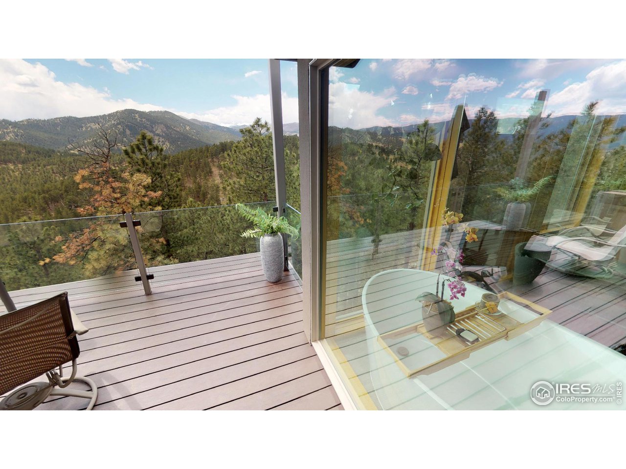 141 Poorman Road Boulder, CO 80302 - Photo 27 of 40 private deck from primary bedroom suite