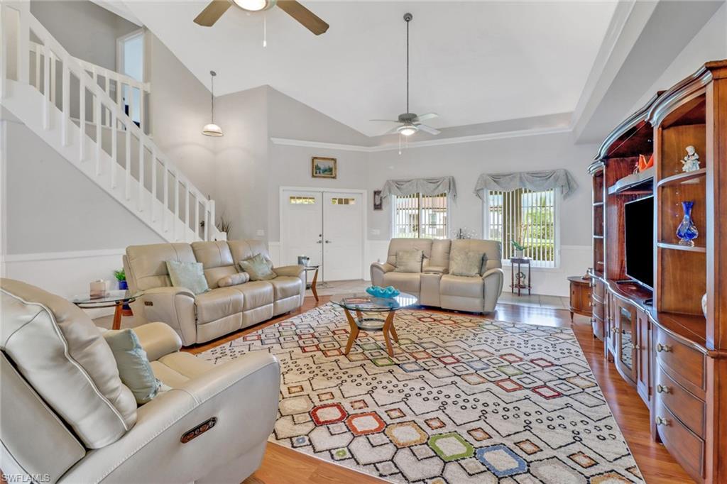 17532 Ingram Road Fort Myers, FL 33967 - Photo 12 of 46 a living room with furniture and a flat screen tv