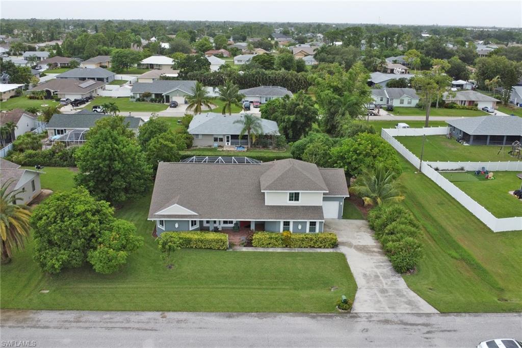 17532 Ingram Road Fort Myers, FL 33967 - Photo 40 of 46 an aerial view of a house with a garden