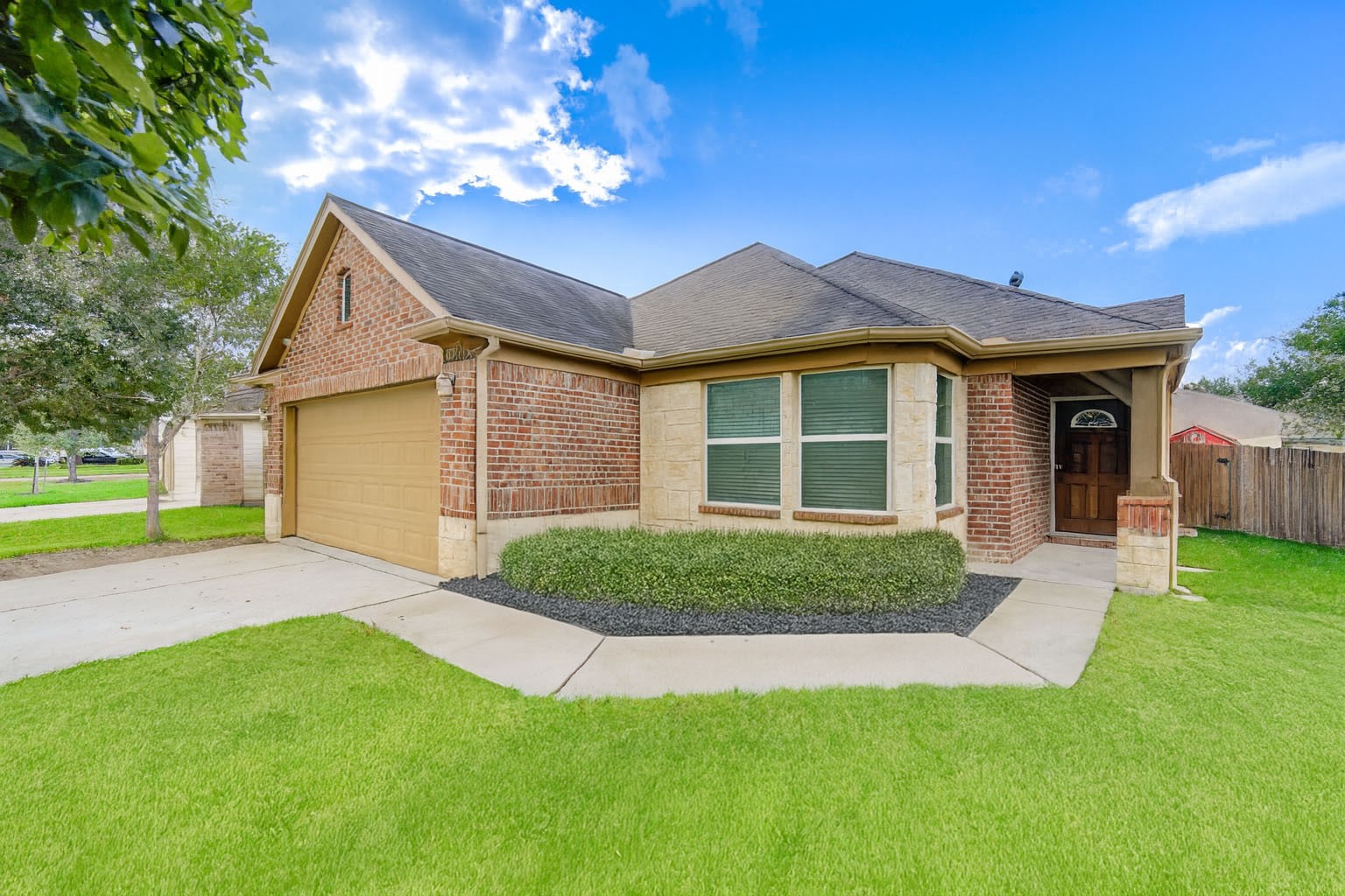 2102 Indian Clearing Trail Rosenberg, TX 77471 - Photo 3 of 29 a view of a house with a yard and pathway