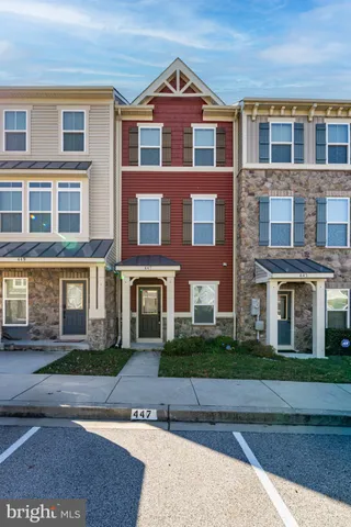 a front view of a building