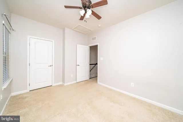 a view of an empty room