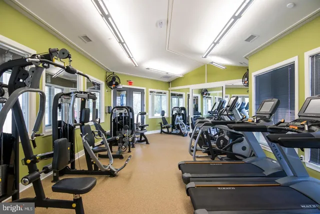 a view of a park with slide