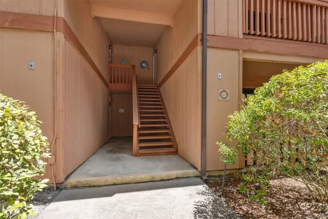 an aerial view of a city and mountain view in all around