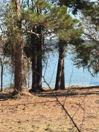 a view of a water from a floor