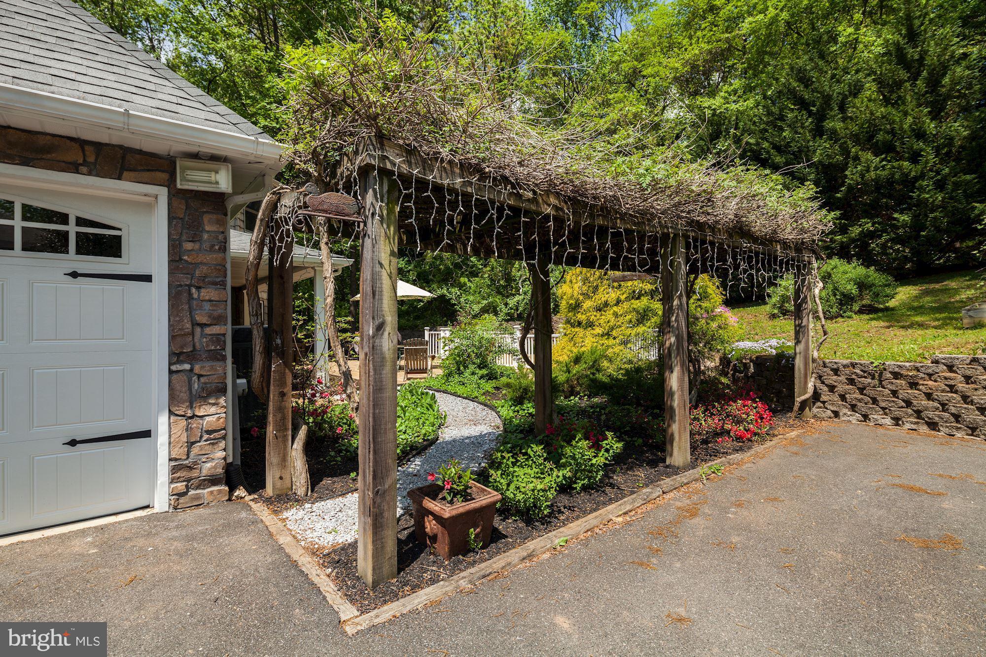 2307 Laurel Bush Road Abingdon, MD 21009 - Photo 40 of 45 Beautiful Trellis leads to Backyard