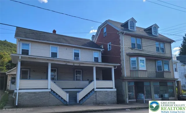 a front view of a house with entryway
