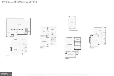 $1,550,000 | 1507 Underwood Street Northwest, Washington, DC 20012