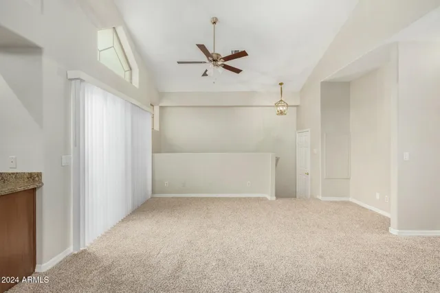 a view of an empty room