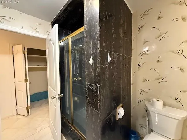 a room with a washer and dryer