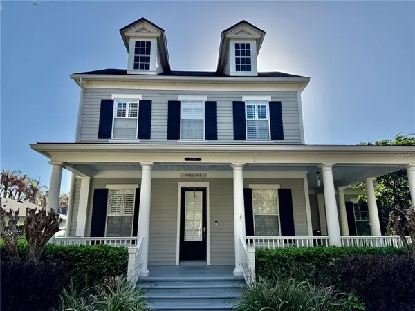 front view of house with a yard