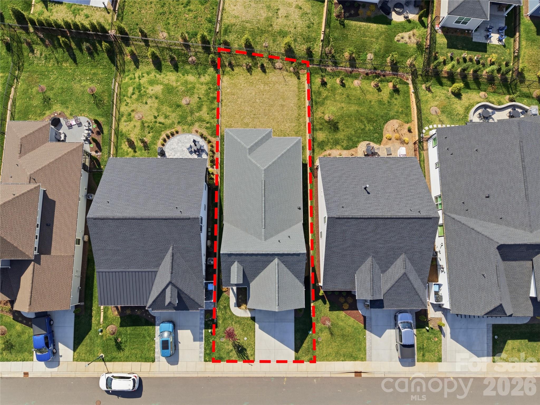 5562 Caneel Lane Denver, NC 28037 - Photo 3 of 44 an aerial view of multiple houses with a yard
