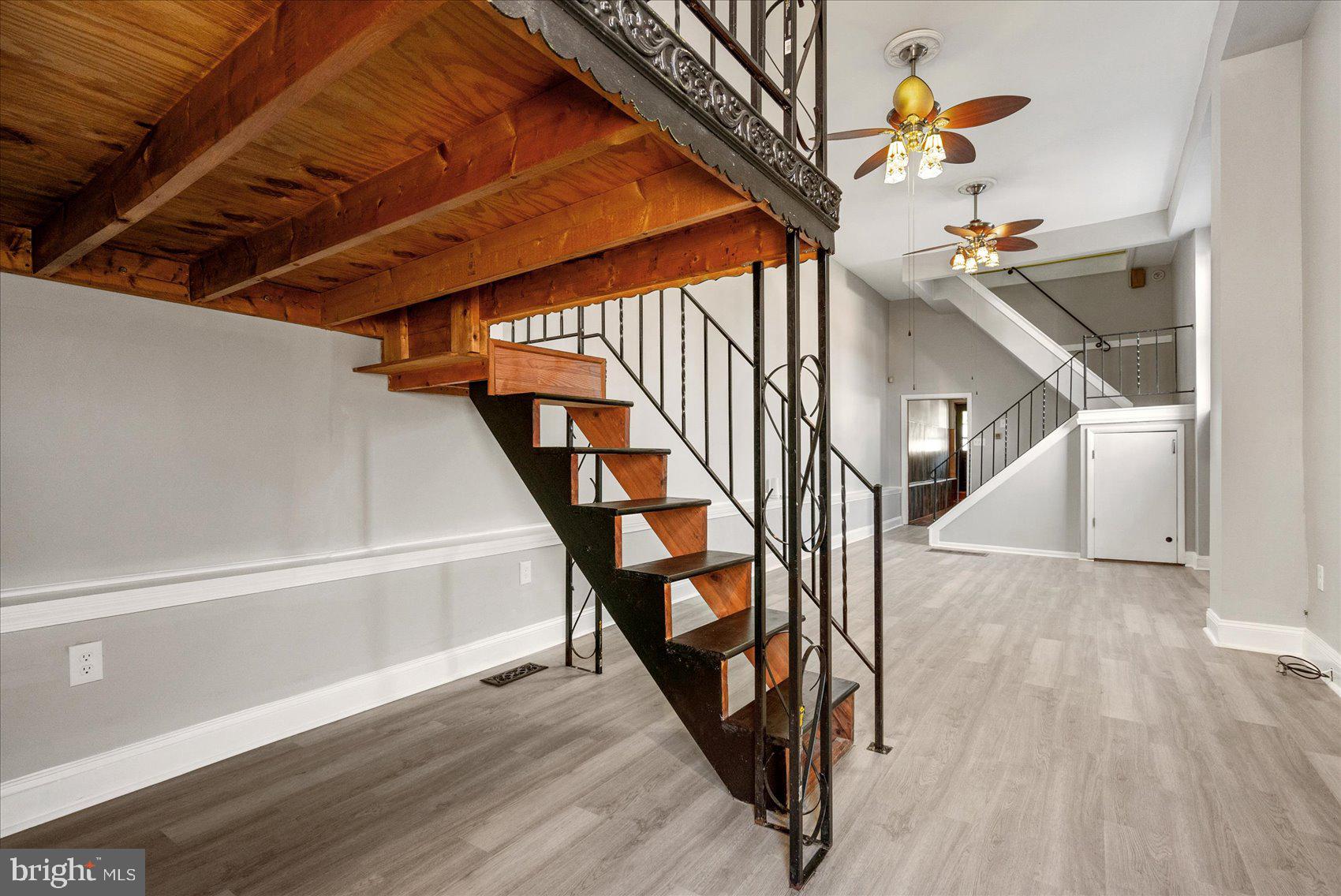 3526 Old York Road Baltimore, MD 21218 - Photo 4 of 33 a view of entryway and hall with wooden floor