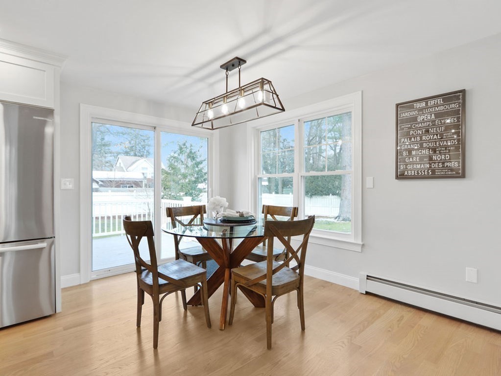19 Crest Road Natick, MA 01760 - Photo 12 of 40 a view of a dining room with furniture window and outside view